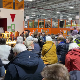 Gottesdienst im Baumarkt