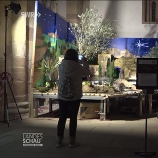 Eine Krippe im Speyrer Dom