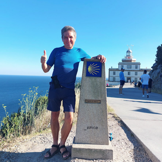 Georg Marx auf dem Jakobsweg