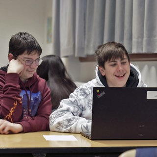 Schulklasse der Nibelungen Realschule plus in Worms