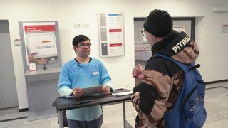 Eric Seifert überzeugt als "Lotse" bei der Agentur für Arbeit