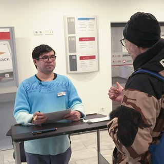 Eric Seifert überzeugt als "Lotse" bei der Agentur für Arbeit
