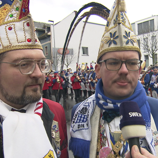 Vertreter der beiden Karnevalsvereine in Heimbach-Weis