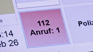 Anzeige in der Rettungsleitstelle bei Aktivierung einer Ersthelfer-App