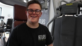 Colin Klein im Fitnessstudio