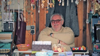 Wolfgang Brixius in seiner Klausener "Bude"