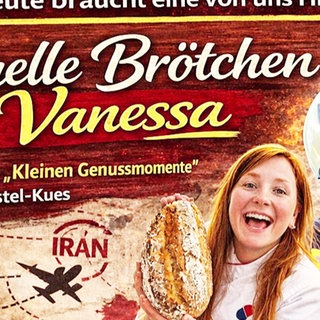 Webseite "Virtuelle Brötchen für Vanessa"