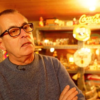 Holger Laub sammelt Spielautomaten.