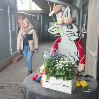 Ein Osterhase aus Holz