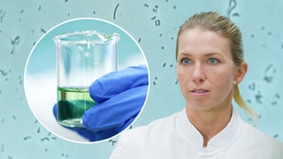 Zahnmedizinerin und die von Reparodent entwickelte Mundspülung