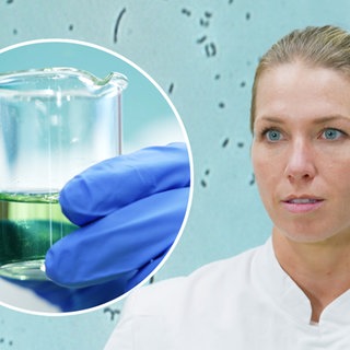 Zahnmedizinerin und die von Reparodent entwickelte Mundspülung