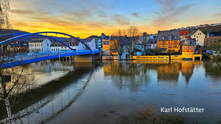 "Hier soll Goethe schon eingekehrt sein", schreibt Landesschau-Zuschauer Karl Hofstätter, der das Wirtshaus an der Lahn in Lahnstein fotografiert hat