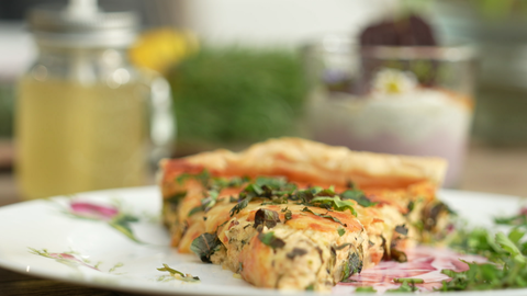 Wildkräuterquiche