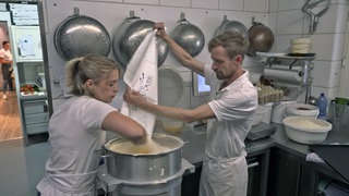 Die Geschwister Isabel und Amadeus Böttinger arbeiten in ihrer Bäckerei