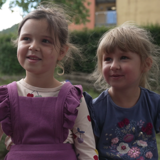 Kindergarten Kinder im Freien