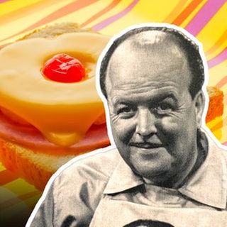 Der erste deutsche TV-Koch Clemens Wilmenrod und seine Erfindung, der Hawaii-Toast