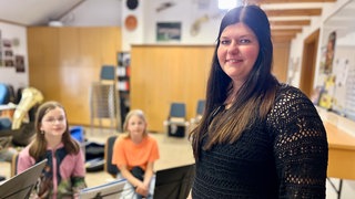 Karina Peters aus Bleialf: Ein Blasorchester für Kinder und Jugendliche.