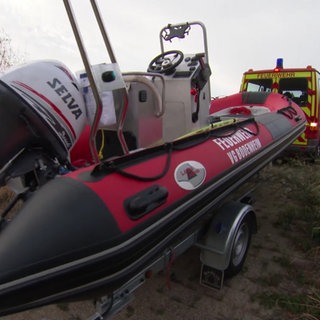 Rettungsboot der Feuerwehr