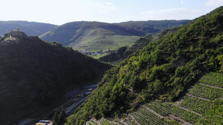 Blick auf das Ahrtal vom Rotweinwanderweg
