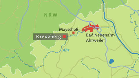 Hierzuland Kreuzberg Karte