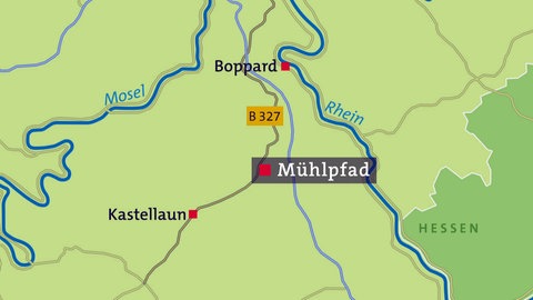 Karte Mühlpfad