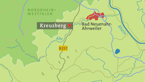 Kreuzberg Karte