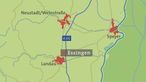 Karte Essingen