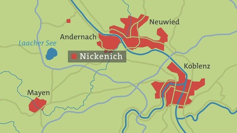 Karte von Nickenich