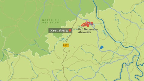 Kreuzberg - Karte