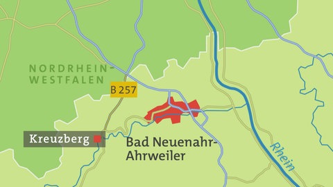Kreuzberg - Karte