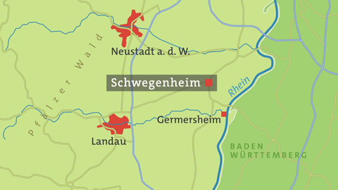 Schwegenheim Karte