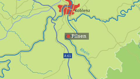 Hierzuland Filsen Karte
