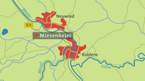 Miesenheim - Karte