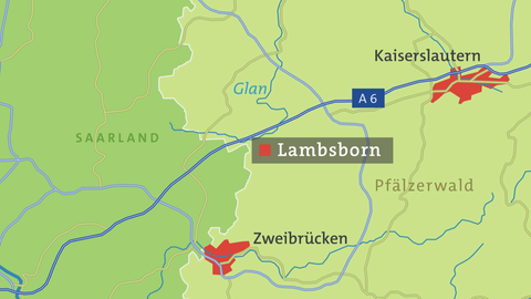 Lambsborn Karte