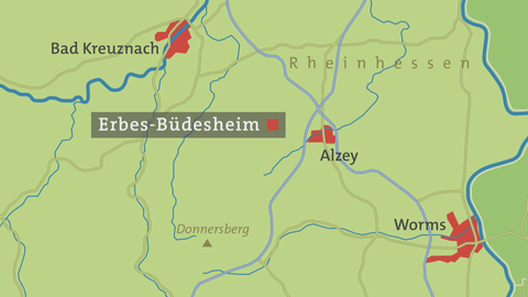 Hierzuland Erbes-Büdesheim Karte