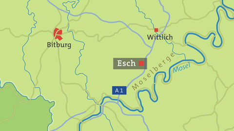 Hierzuland Esch Karte