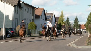 Erlenbrunn - Die Reiter in der Zollstockstraße