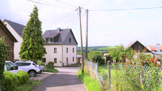 Ammerich mit seiner gleichnamigen Straße. 