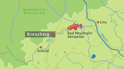 Kreuzberg Karte