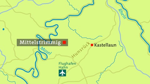 Karte Mittelstrimmig
