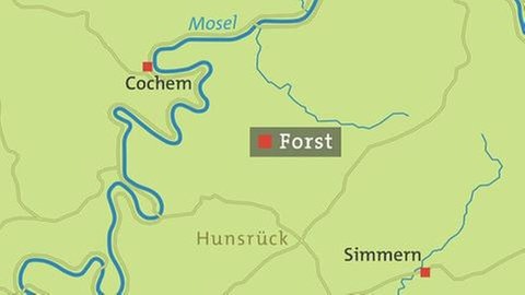Karte von Forst