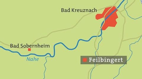 Karte von Feilbingert