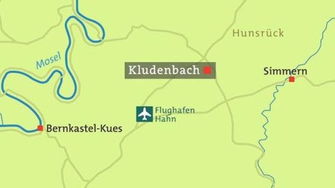 Karte Kludenbach