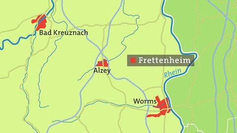 Karte Frettenheim