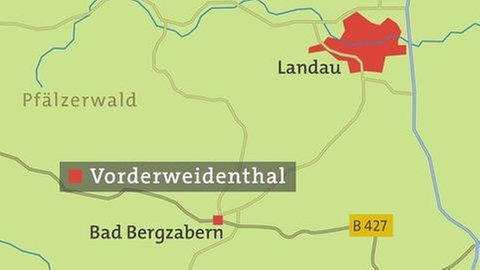 Karte von Vorderweidenthal