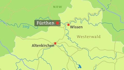 Karte Fürthen
