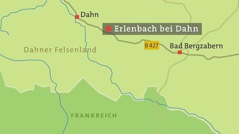 Erlenbach Karte