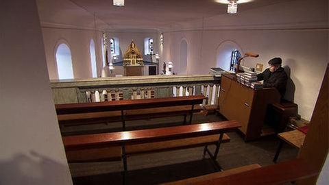 Karl-Rudolf Hermannspahn in der Kapelle St. Anna