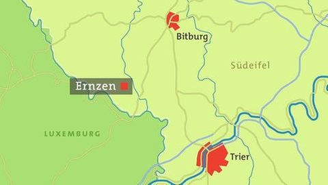 Ernzen Karte