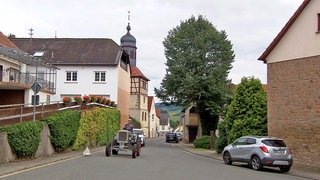 Die Hauptstraße in Katzenbach